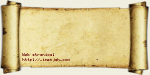 Hana Simičić vizit kartica